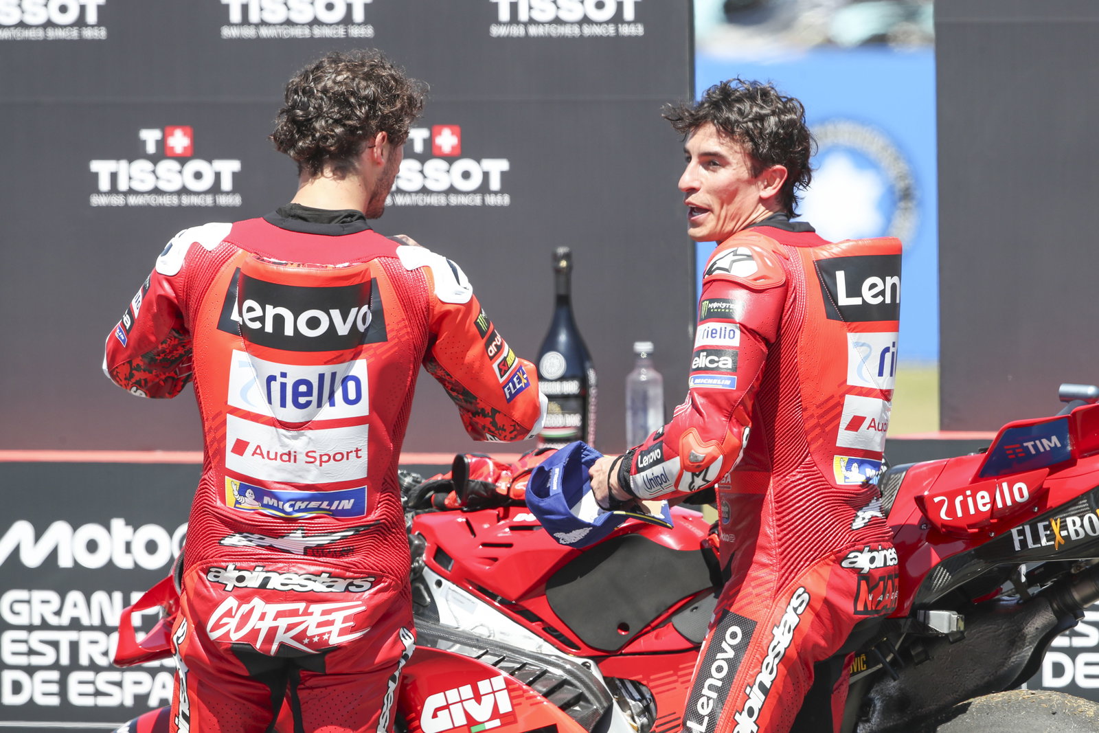 Pecco Bagnaia, Marc Marquez